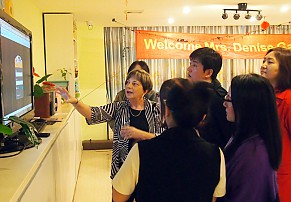 캐나다 뮤직플레이 창시자 Denise Gagne 코앤코 중국 상해 센터 방문 기념