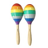 레인보우 우드마라카스