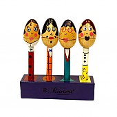 리베라 카툰 손잡이 캐스터네츠